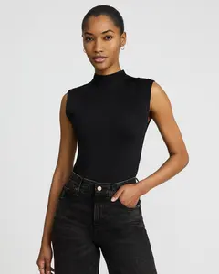 Express Body Contour Mid Compression Mock Neck Bodysuit