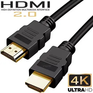 HIGH SPEED HDMI 2.0 CABLE 2K 4K for Blu-ray DVD PS 3 4 5 HDTV Xbox Laptop PC - Compatible with Various Devices