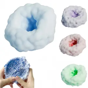 Slow Rebound Stress Ball, Sand Filled Squishy Ball Craft Set for Sensory Toys Adults & Kids, Portable Desktop Stress Relief, Crunchy Squishy Ball for Fidget