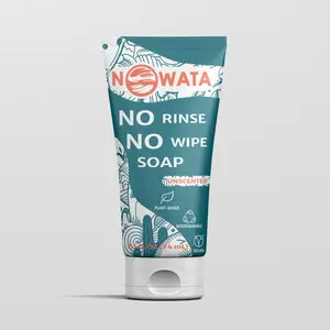 Natural Waterless Hand Soap – No-Rinse Travel Soap + Moisturizer | Portable Hand Cleanser For Camping, Hiking, Road Trip