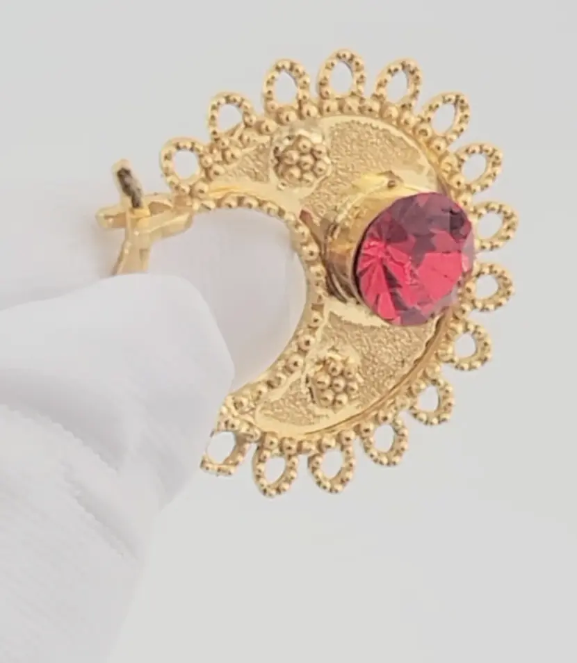 21k sukuren earing top . hanesha gold 2.1G