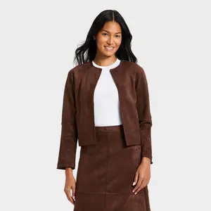 Women's Suede Jacket - A New Day
