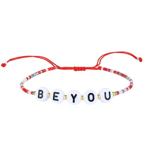 KELITCH Colorful Miyuki Beaded Bracelets BOHO Style Strand Bracelets Stackable Women New Bangles 2021 Charm