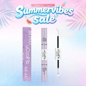 uCoolMe 3-in-1 Cluster Lashes Kit - Waterproof Long-Lasting Eyelash Bonding Glue, Bond Seal, Remover - Make Up Cosmetic Beauty Products, Teen Girl Summer Essential Gifts