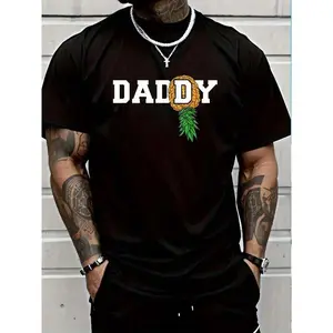 Casual Tshirt Upside Down Pineapple Swinger Daddy Men T-Shirt for Women Men Cotton Clothing Women's