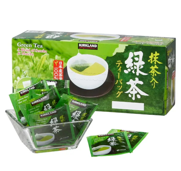 Kirkland Signature Green Tea Bags, 1.5 g, 100-count