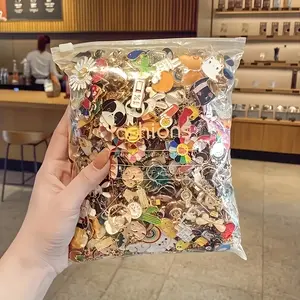 20/10pcs/Set Random Mixed Cute Alloy Brooches, Ins Trendy Badge, Creative Versatile Accessories, Cartoon Button Pins, Neckline Decoration, Anti-Slip Pins All-match Fashion Accessories