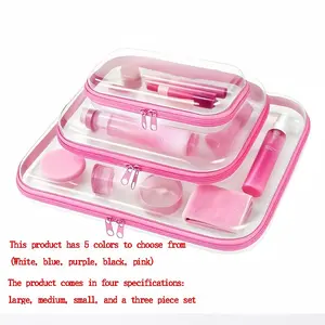 Transparent Storage Box Set, Choose From Five Colors, Ideal for Toys Markers Makeup Organization, Home Socks Underwear Organizer
