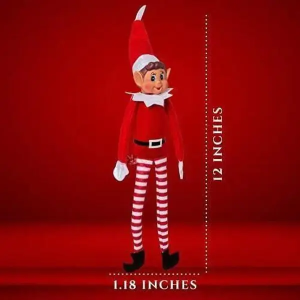 2023 Elf Kit 24 Days of Christmas, Countdown Gift for Children,ActivitiesElf Mischief，Best Countdown Gifts Santa  Boy Bad Elf Antique Ornaments elf Vintage Bookshelf Elf Doll