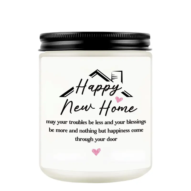House Warming Gifts New Home Housewarming Gifts for Women Men Friend New Home Gift Ideas Cool New Homeowner Gift House Warming Apartment Party Decor Closing Presents for Home Buyers Aroma Scented Scented Candles Decorative Candle