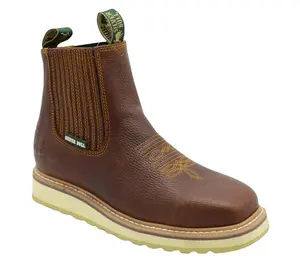 SB3073 SQUARE TOE DOUBLE DENSITY LIGHTWEIGHT SHEDRON LEATHER WORK BOOT