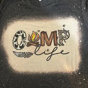 Camp life bleached shirt