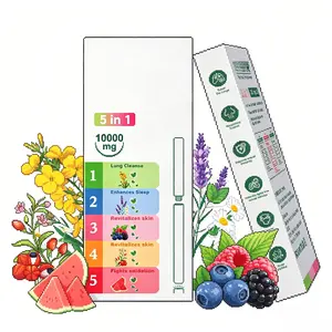 5-in-1 Twin-Cap Mint Inhaler Essential Oils Late-Night Study, Aromatherapy Diffuser