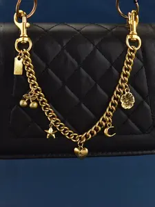 Y2K Retro Bag Charm Chain, Stylish Playful Charm, Cherry/flower/star/moon/heart Pendants, Style Accessory, Bag Accessories Charms, Trendy Bag Charms, Perfect Gift for Girls, Students, Office Workers
