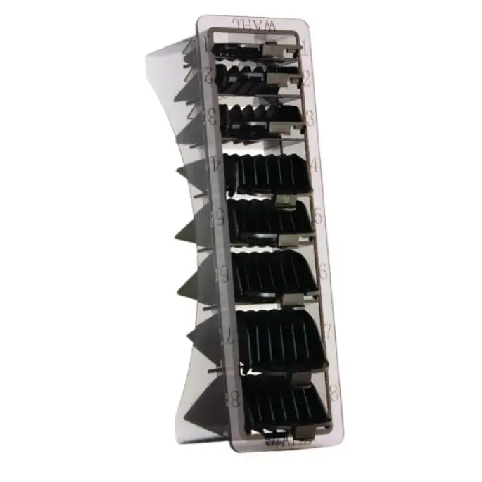 Wahl 8 Pack Premium Cutting Guides Comb Barber Accessories