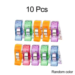 Colorful Sewing Clips 10/20/50 Pack, Non-Slip Plastic Patchwork Clips, Reusable Washable DIY Fabric Clamps, Multi-Functional Knitting Tool, Sewing Tools, Sewing Accessories And Supplies, Sewing Supplies Crafts