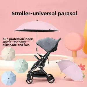 Baby Stroller Sunshade Baby Tricycle Universal Hand Push Children's Stroller Umbrella Children's Walking Tools Sun Protection