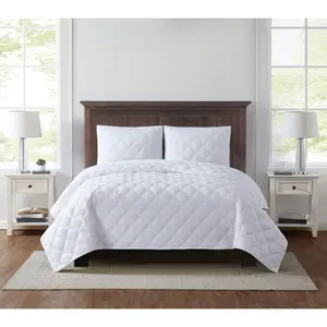Truly Soft Everyday 3D Puff King Quilt Set