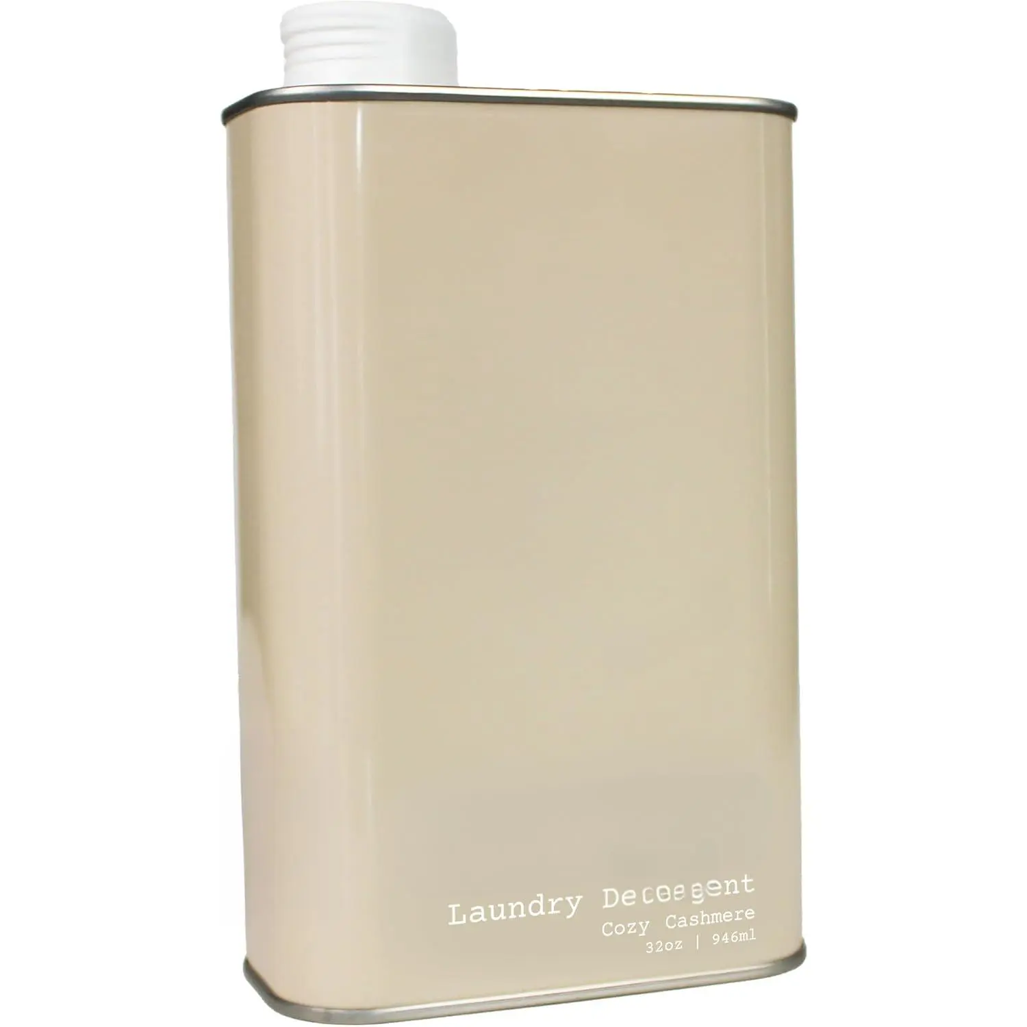 Concentrated Plant-Based Liquid Laundry Detergent (32 oz Recyclable Bottle, Recyclable Packaging) - Cozy Cashmere Scent with Amber, Chocolate, Floral Notes, 50+ Loads, Cruelty-Free, Dye/Paraben-Free, Earth-Friendly, Long-Lasting Freshness