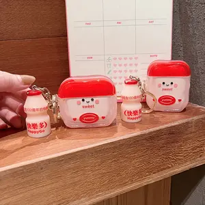 Creative Cute Cartoon AirPods Pro Case, Compatible with Apple Wireless Bluetooth-compatible Earbuds, Earpods, Shockproof Durable Protective Cover for AirPods 3 & 4