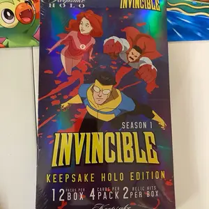 Invincible Cards 12 Box per Pack - Season 1 Keepsake Holo Edition - Snack Gum