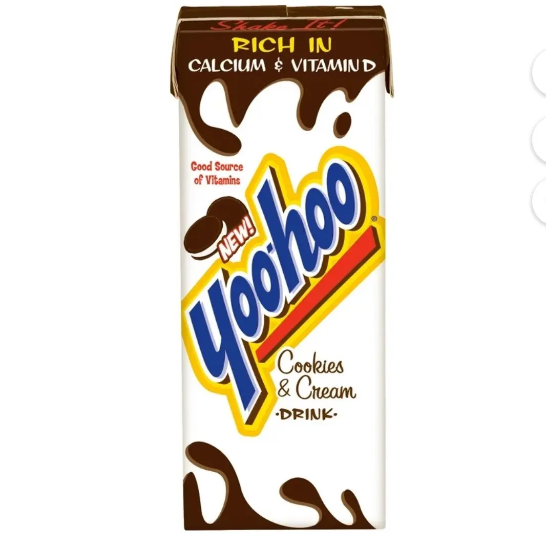 YooHoo Cookies And Cream Beverage, 1 Carton for Easy Serving, 6.5 Fl Oz (With Ice Cream Flavor Notes)