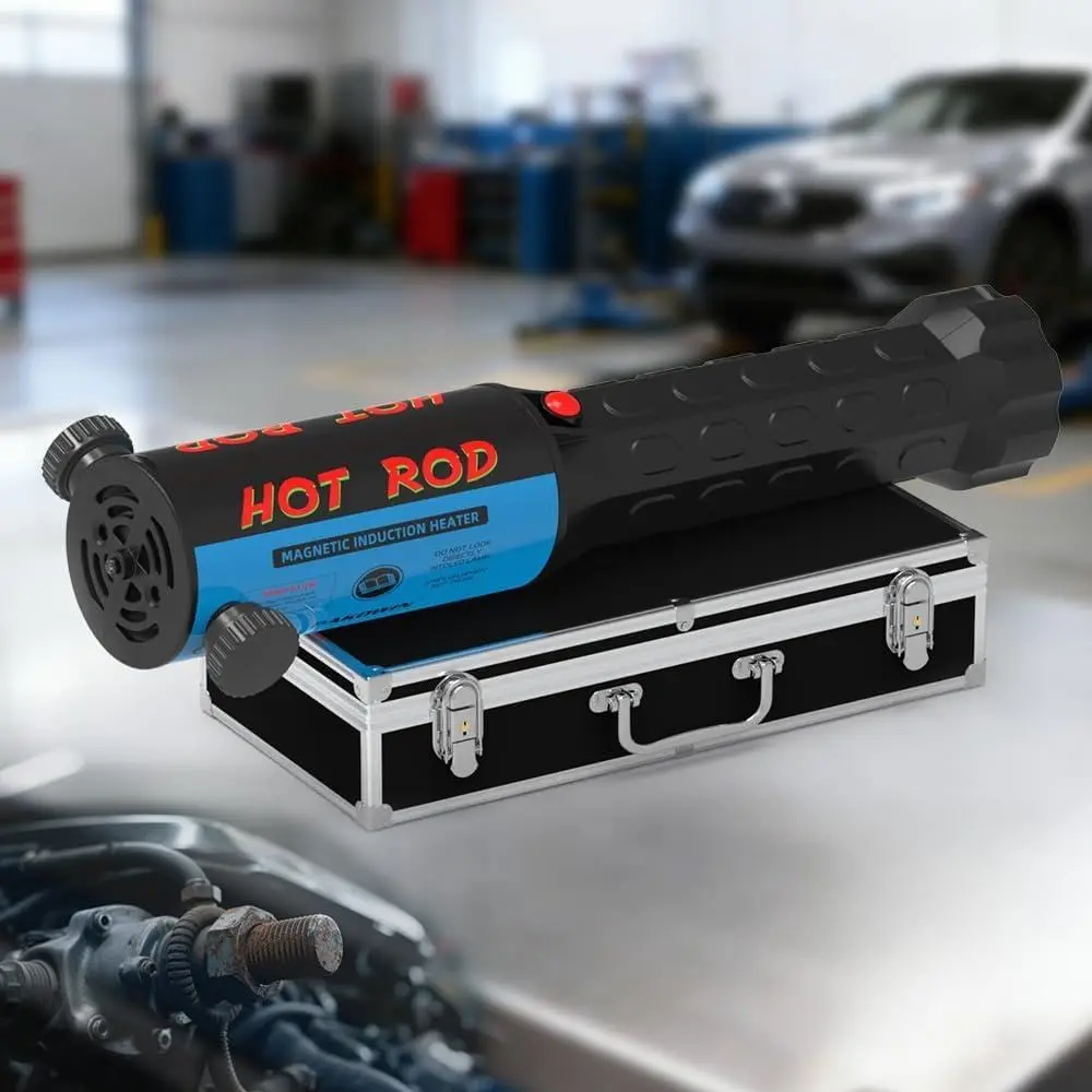 Induction Heater Tool Set - 110V 1200W BLUE 10 coil Handheld Metalworking Device for Stuck Parts Removal – Garage DIY Enthusiasts’ Efficient Gear