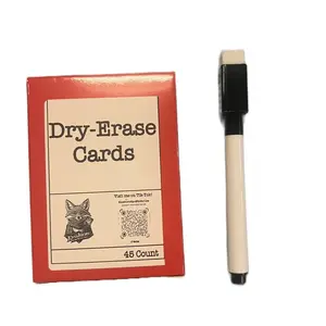 45ct Dry-Erase Cards with Marker for MTG