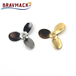 20pcs Turbo Prop Spinner three Blades Propeller For Topwater Fishing Lures JIG DIY Hard Bait Accessories Fishing Flies Hook
