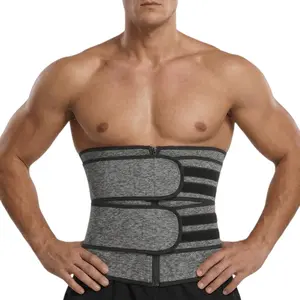 Men's Waist Trainer Sweat Belt - Neoprene Sauna Trimmer & Back Support for Workout Fitness
