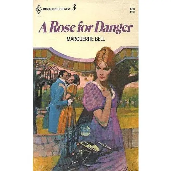 USED-A Rose for Danger (Harlequin Historical #3) by Marguerite Bell (Paperback)