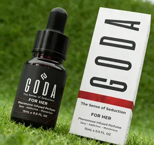 GODA Original Pheromones Perfume for Women | Jasmine & Rose Floral Scent | Vegan Long-Lasting Travel Fragrance  15ml / 0.50 fl. oz