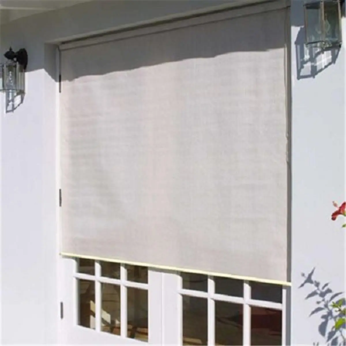 212 MAIN Gale Pacific Outback 95 Roller Windowshade - 4x8ft Knit Fabric UV Protection Car Exterior Windowshade, Pebble Color, Windowshades, Roller Shade