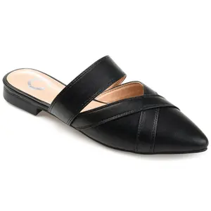 Journee Collection Narrow Width Women's Stasi Mule Black 7NW