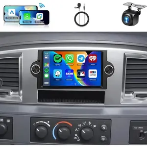 [2+64G] 6.2 Inch For Dodge Ram 1500 (06-08),Chrysler 300C (05-07),Chrysler PT Cruiser,Dodge Magnum,Jeep Commander/Patriot, Jeep Grand Cherokee Android Car Stereo WiFi Wireless Carplay Android Auto, Fathersdaygift,SummerVibes fathersdaygift