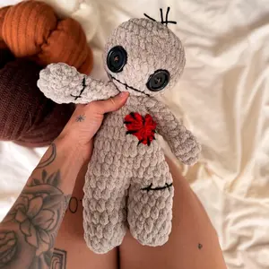 Amigurumi Voodoo Doll Crochet – Gothic Cute Handmade Plush