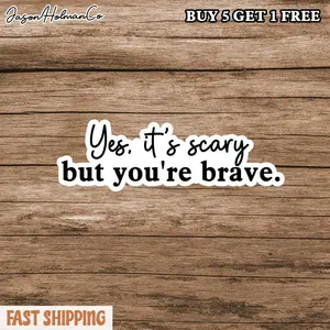 Yes it's Scary  Heated Rivalry Ilya & Shane Matte Vinyl Sticker