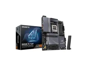 GIGABYTE B850 AI TOP AMD AM5 LGA 1718 Motherboard, ATX, DDR5, 3x M.2, PCIe 5.0, USB-C, WIFI7, 10GbE LAN, EZ-Latch