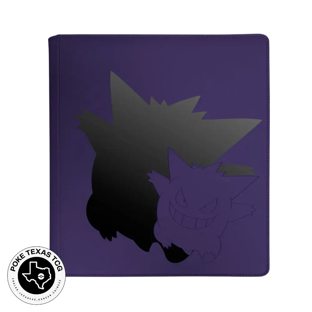 Pokemon Elite Gengar 12-Pocket Zippered PRO Binder for Pokémon