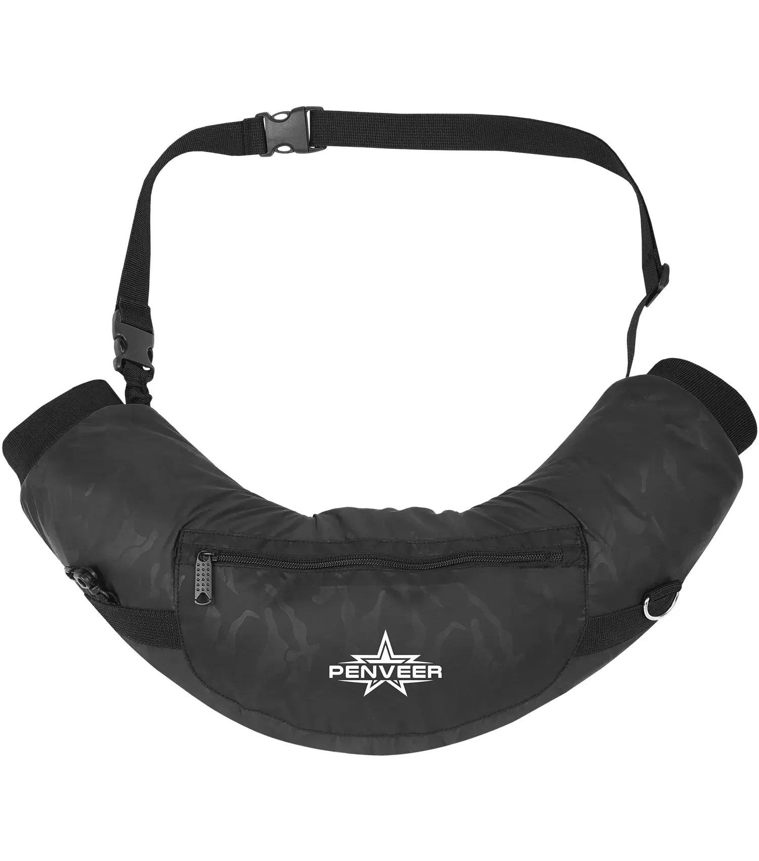 Water-Resistant Hunting Hand Warmer Pouch - Lightweight Breathable Fabric, Adjustable Waist Strap, Ribbed Cuffs, Zipper Pocket, Hanging Loop, Accessory Hook, Customizable Fit for Cold Weather Hunting, Golf