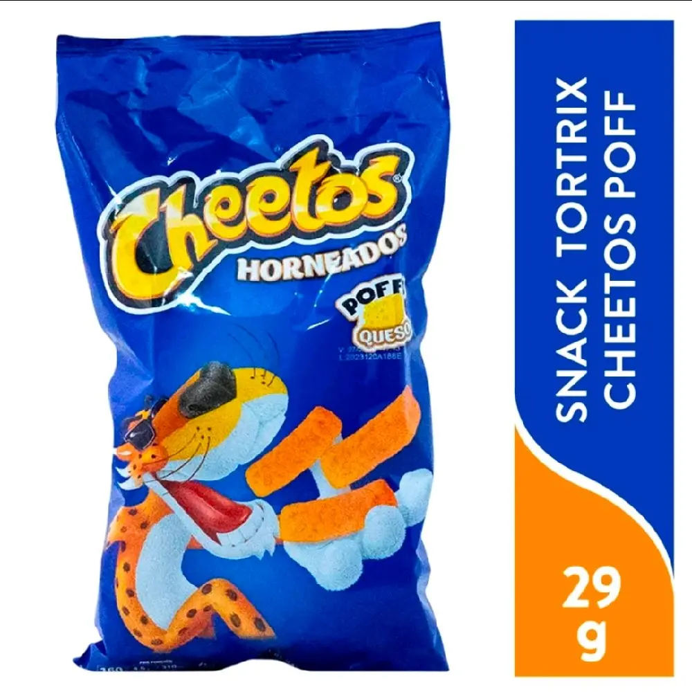 Cheetos Cheese, From Guatemala 29 gr pack 3 unds Cheetos Cheese, From Guatemala 29 gr pack 3 unds