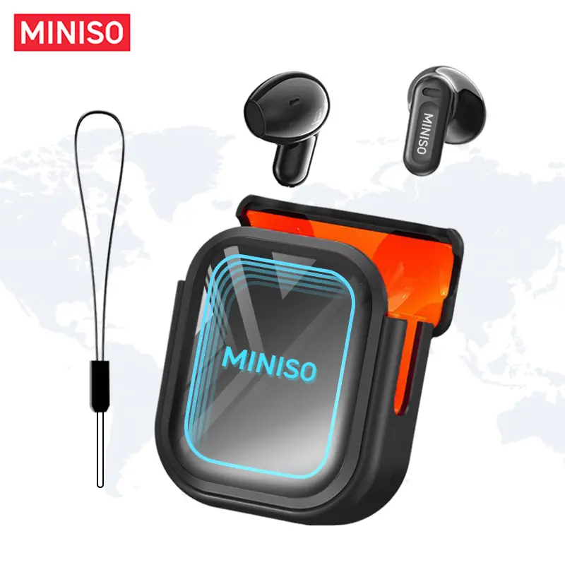 MINISO MS109 Bluetooth 6.0 Earphones High Fidelity, In Ear Earbuds,Waterproof Wireless Earphones | Suitable for Office, Sports, Study and Audio Calls | Built-in Microphone | Gaming Bluetooth Earphones