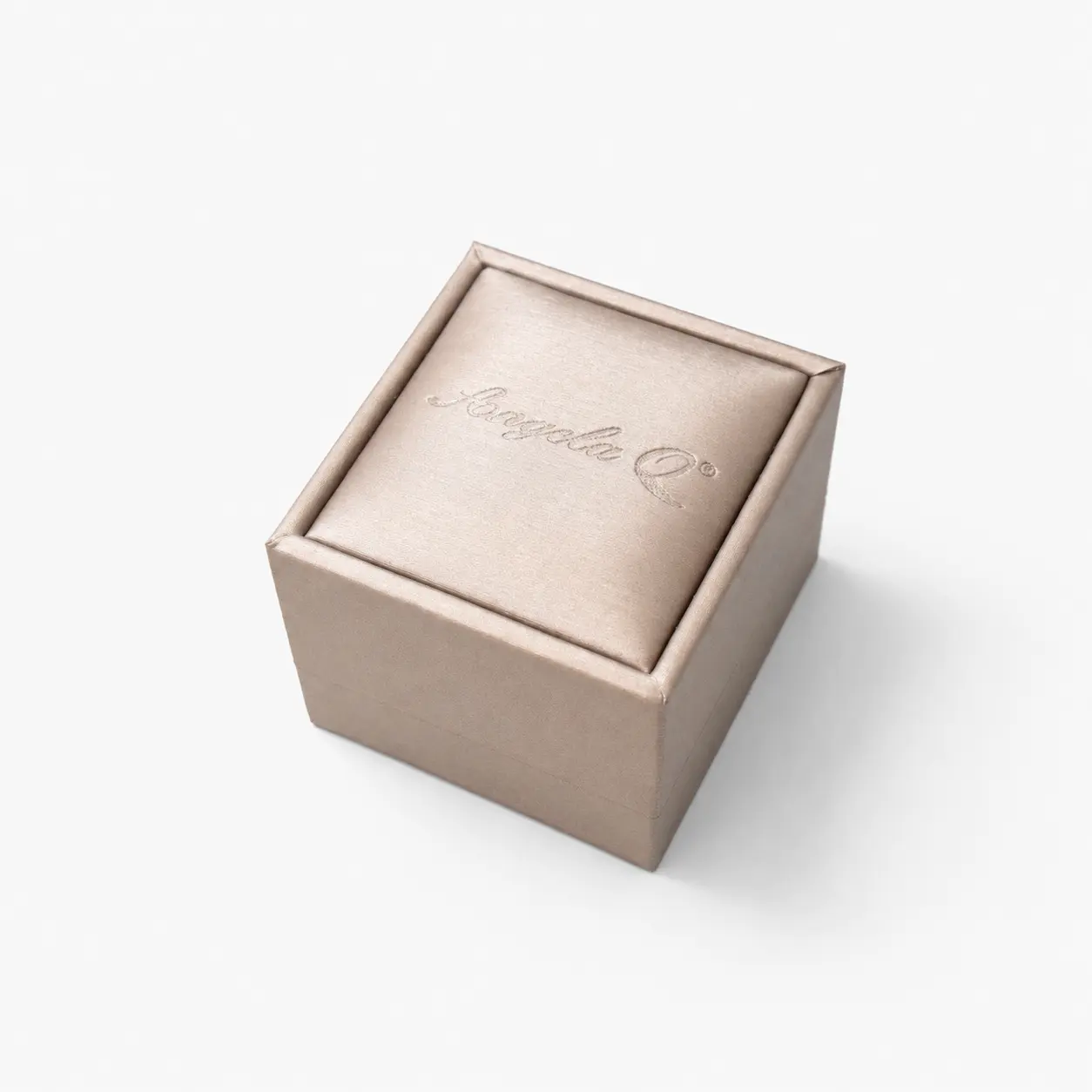 Square Velvet Earring Gift Box with Ribbon Bow - Elegant Small Jewelry Case for Rings, Studs, Wedding & Proposal Gifting