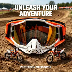 2026 New 100% Off-Road Goggles, Motorcycle Riding Protective Eyewear, Anti-Fog Anti-Wind Dirtbike Glasses, Essential Gear for Riders, Motocross Goggles