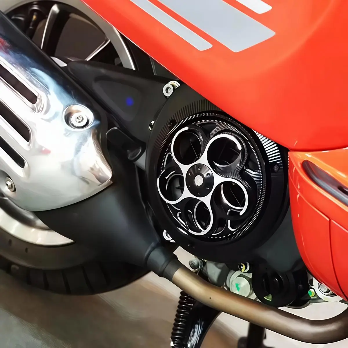 Motorcycle Modified Cooling Cover – Engine Rotating Fan Cover, Air Inlet Cooling Cover for Bike Engine Protection