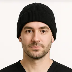 SLVR™ Beanie Black - EMF Protection with Quantum BioShield™ Technology One Size Fits Most Stretchable Winter Wear