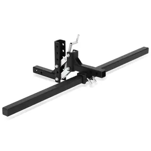ATV/UTV Manual Implement Lift, 1-Point and 2-Inch Receiver, UTV ATV Rake Scrape Blade Plow Disc Tow Behind Attachments, 50 in, Adjustable Height