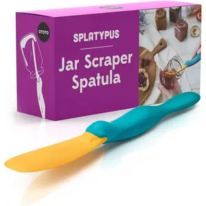 Splatypus Jar Spatula for Scooping and Scraping - Unique Fun Cooking Kitchen Gadgets for Foodies - Bpa-Free & 100% Food Safe - Crepe Spreader No Brand