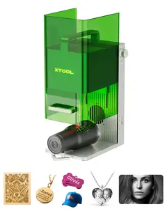 xTool F1 2-in-1 Dual Laser Engraver, Lightning Speed Portable Laser Engraving Machine, HD Laser Engraver for Jewelry, Metal, Wood, Leather