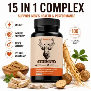 2026 Arctic Herb & Reindeer Organ Blend,15-in-1 Complex Supplement for Men Daily Support for Energy, Stamina & Overall Wellness 100 Capsules Healthcare  Natural